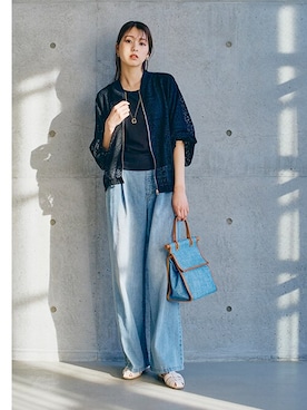 nissen Ladies Modelsさん（レディース・168cm）の春コーディネート