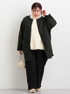 「nissen（ニッセン）のアイテム」を使った、nissen Ladies Modelsさん（レディース・158cm）の秋コーディネート