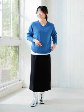 nissen Ladies Modelsさん（レディース・164cm）の冬コーディネート