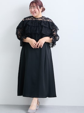 「Jolie et Jolie（ジョリーエジョリー）のアイテム」を使った、nissen Ladies Modelsさん（レディース・155cm）の冬コーディネート