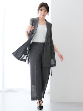 nissen Ladies Modelsさん（レディース・167cm）の夏コーディネート