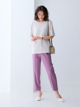 nissen Ladies Modelsさん（レディース・168cm）の春コーディネート