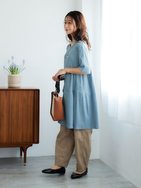 「pattok」｜nissen Ladies Modelsさん（レディース・160cm）の夏コーディネート