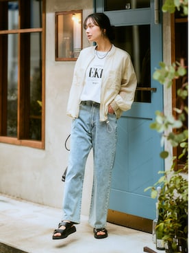 「レディースファッション」｜nissen Ladies Modelsさん（レディース・167cm）の春コーディネート