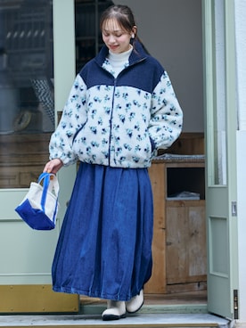 「nissen（ニッセン）のアイテム」を使った、nissen Ladies Modelsさん（レディース・167cm）の秋コーディネート