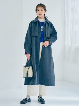 「nissen（ニッセン）のアイテム」を使った、nissen Ladies Modelsさん（レディース・167cm）の秋コーディネート