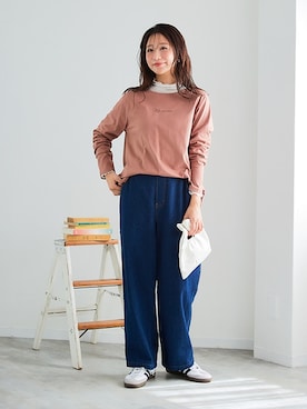 「アイテム（チュニック）」を使った、nissen Ladies Modelsさん（レディース・160cm）の夏コーディネート