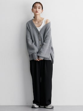 「首元ヌケ感」｜nissen Ladies Modelsさん（レディース・169cm）の秋コーディネート