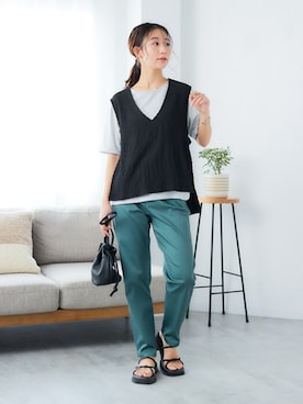 nissen Ladies Modelsさん（レディース・160cm）の春コーディネート