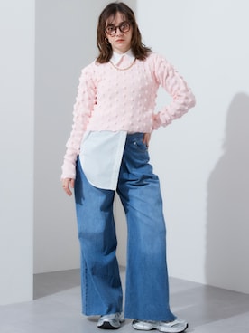 「TTOL（トール）のアイテム」を使った、nissen Ladies Modelsさん（レディース・165cm）の春コーディネート