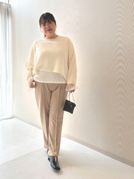 「150cm台コーデ」｜「アイテム（その他トップス）」を使った、nissen Ladies Modelsさん（レディース・158cm）の春コーディネート