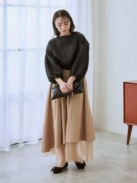 nissen Ladies Modelsさん（レディース・160cm）の冬コーディネート