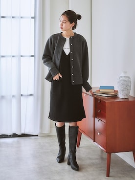 「ほっこり素材」｜nissen Ladies Modelsさん（レディース・166cm）の秋コーディネート