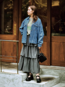 nissen Ladies Modelsさん（レディース・167cm）の冬コーディネート