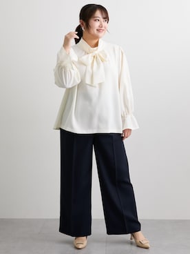 「アイテム（フォーマルスーツ/小物）」を使った、nissen Ladies Modelsさん（レディース・160cm）の冬コーディネート