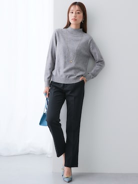 「アイテム（フォーマルスーツ/小物）」を使った、nissen Ladies Modelsさん（レディース・167cm）の秋コーディネート