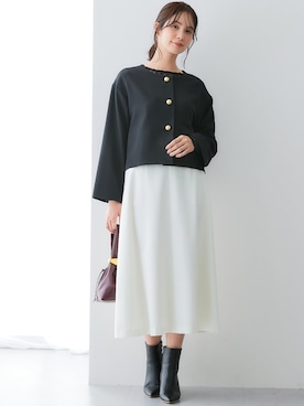 「スーツ」｜nissen Ladies Modelsさん（レディース・167cm）の秋コーディネート