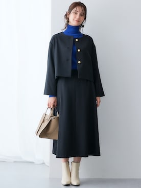 「スーツ」｜nissen Ladies Modelsさん（レディース・167cm）の秋コーディネート