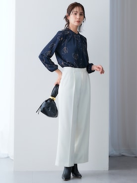 「スーツ」｜nissen Ladies Modelsさん（レディース・167cm）の秋コーディネート