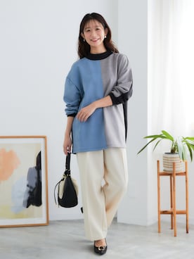 「nissen（ニッセン）のアイテム」を使った、nissen Ladies Modelsさん（レディース・160cm）の秋コーディネート