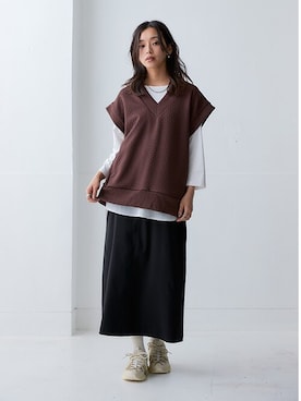 nissen Ladies Modelsさん（レディース・163cm）の秋コーディネート