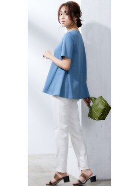「綿100%」｜nissen Ladies Modelsさん（レディース・162cm）の春コーディネート