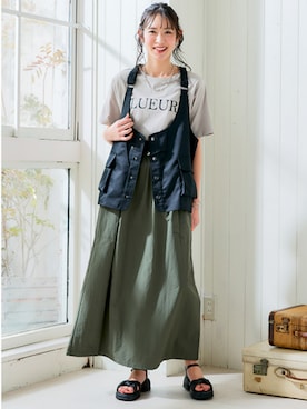 nissen Ladies Modelsさん（レディース・165cm）の春コーディネート