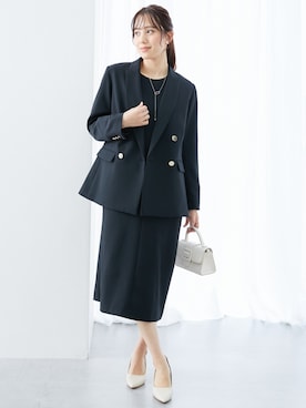 「nissen（ニッセン）のアイテム（ジャケット/アウター）」を使った、nissen Ladies Modelsさん（レディース・165cm）の冬コーディネート