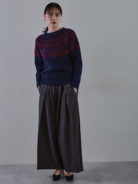 「nissen（ニッセン）のアイテム」を使った、nissen Ladies Modelsさん（レディース・168cm）の秋コーディネート