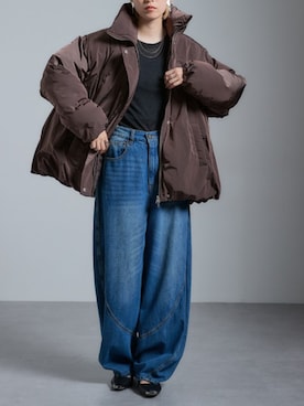 「Soiunique（スワユニーク）のアイテム」を使った、nissen Ladies Modelsさん（レディース・162cm）の秋コーディネート