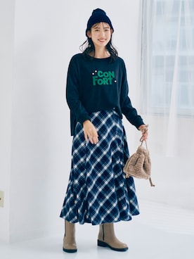 nissen Ladies Modelsさん（レディース・165cm）の秋コーディネート