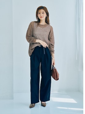 nissen Ladies Modelsさん（レディース・166cm）の秋コーディネート