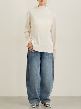 「nissen（ニッセン）のアイテム」を使った、nissen Ladies Modelsさん（レディース・160cm）の秋コーディネート