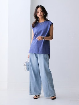 nissen Ladies Modelsさん（レディース・163cm）の春コーディネート