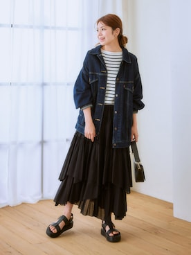 nissen Ladies Modelsさん(レディース・160cm)の夏コーディネート