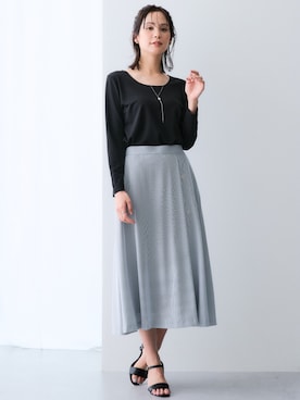 「nissen（ニッセン）のアイテム」を使った、nissen Ladies Modelsさん（レディース・167cm）の春コーディネート