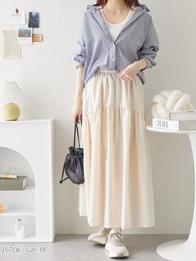 nissen Ladies Modelsさん(レディース・167cm)の春コーディネート