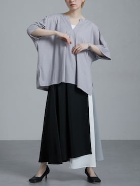 「Soiunique（スワユニーク）のアイテム」を使った、nissen Ladies Modelsさん（レディース・162cm）の夏コーディネート