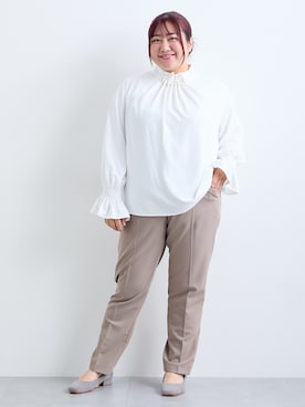 「Callarus（カラルス）のアイテム」を使った、nissen Ladies Modelsさん（レディース・155cm）の冬コーディネート