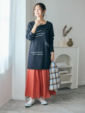 nissen Ladies Modelsさん（レディース・160cm）の秋コーディネート