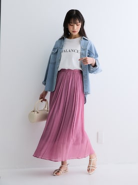 「nissen（ニッセン）のアイテム（ジャケット/アウター）」を使った、nissen Ladies Modelsさん（レディース・166cm）の春コーディネート