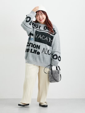 「nissen（ニッセン）のアイテム」を使った、nissen Ladies Modelsさん（レディース・155cm）の冬コーディネート