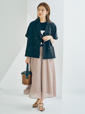nissen Ladies Modelsさん（レディース・166cm）の春コーディネート