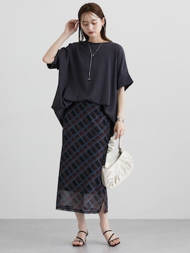 nissen Ladies Modelsさん（レディース・169cm）の夏コーディネート