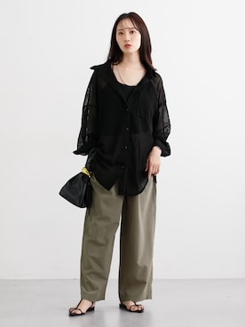 nissen Ladies Modelsさん（レディース・160cm）の夏コーディネート
