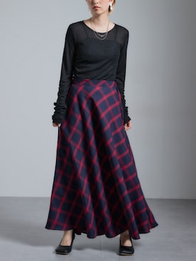 「Soiunique（スワユニーク）のアイテム」を使った、nissen Ladies Modelsさん（レディース・162cm）の秋コーディネート