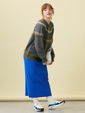 「Le temps riche（ルタンリッシュ）のアイテム（トップス）」を使った、nissen Ladies Modelsさん（レディース・160cm）の秋コーディネート