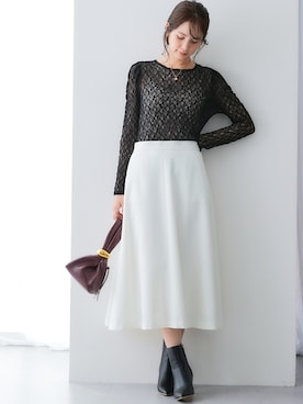 「スーツ」｜nissen Ladies Modelsさん（レディース・167cm）の秋コーディネート