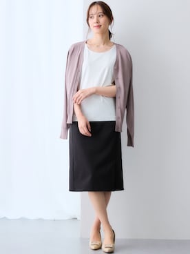 「nissen（ニッセン）のアイテム」を使った、nissen Ladies Modelsさん（レディース・165cm）の春コーディネート