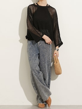 「nissen（ニッセン）のアイテム」を使った、nissen Ladies Modelsさん（レディース・160cm）の秋コーディネート